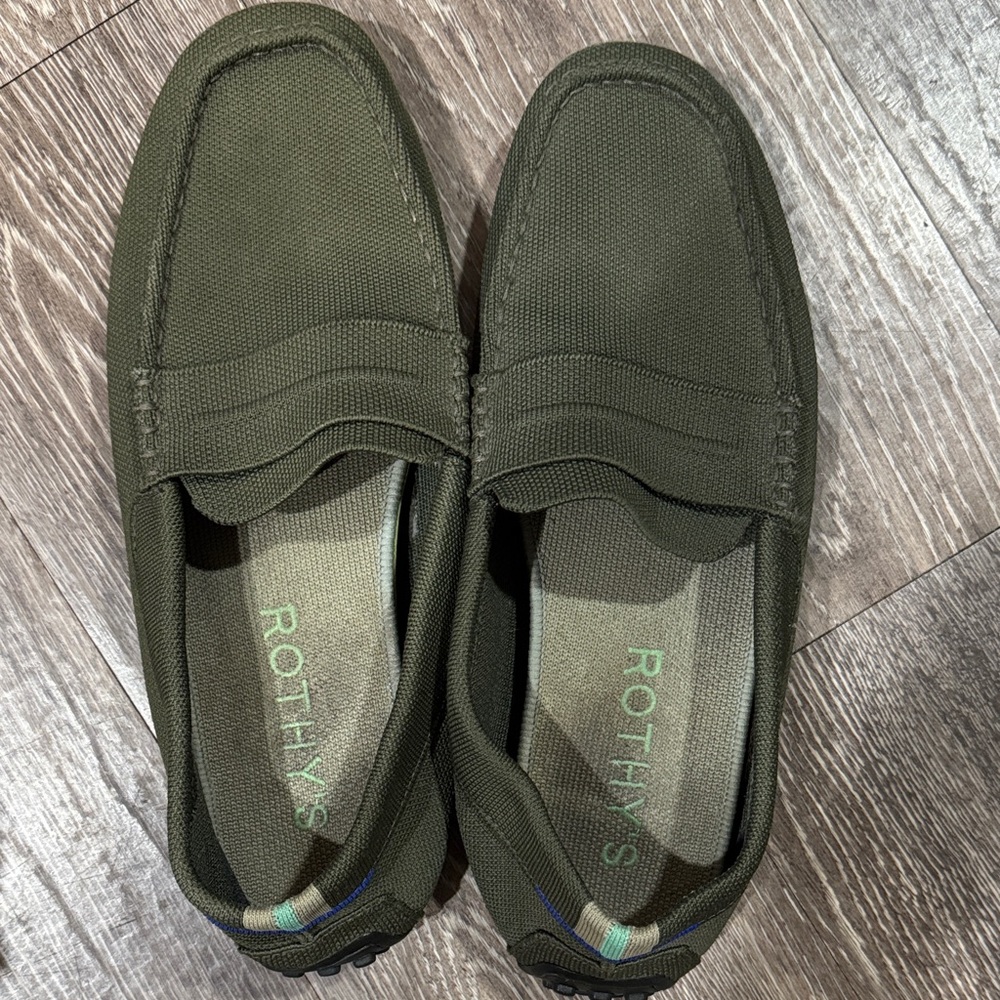 Rothy's Green Rothy's The Driving Loafer